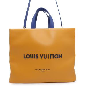 LOUIS VUITTON Shopper tote SaffronM24457 Leather Size MM