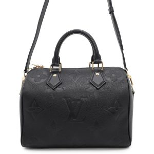 LOUIS VUITTON Speedy Bandouliere NoirM58951 Monogram Empreinte Leather Size 25