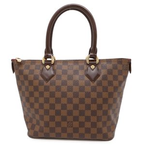 LOUIS VUITTON Saleya RedN51183 Damier Ebene Canvas Size PM