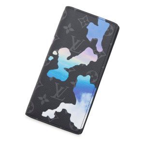 LOUIS VUITTON Portefeuille Brazza NM NoirM81752 Monogram Eclipse