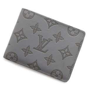 LOUIS VUITTON Portefeuille Multiple AnthraciteGrayM81383 Monogram Shadow