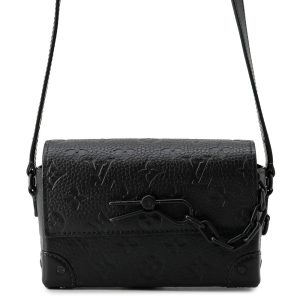 LOUIS VUITTON Steamer Wearable Wallet NoirM81746 Taurillon Leather/Monogramã»Pattern