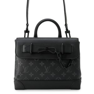 LOUIS VUITTON Steamer NoirM46953 Monogram Eclipse Size PM