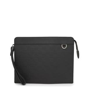 LOUIS VUITTON Stand/Pouch NoirN60450 Damier Infini Leather