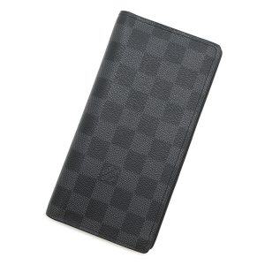 LOUIS VUITTON Portefeuille Brazza NoirN62665 Damier Graphite