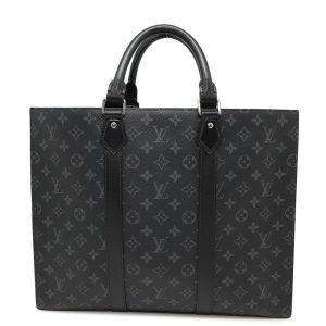 LOUIS VUITTON Sac Plat 24H NoirM47059 Monogram Eclipse