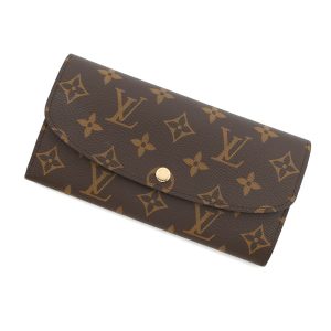 LOUIS VUITTON Portefeuille Emilie FuchsiaM60697 Monogram