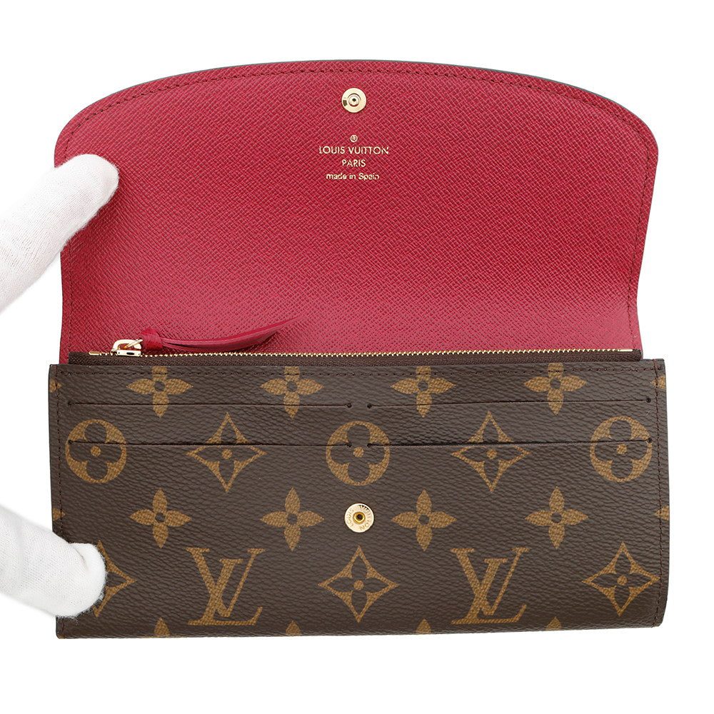 LOUIS VUITTON Portefeuille Emilie FuchsiaM60697 Monogram - Image 4