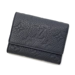 LOUIS VUITTON Portefeuille Pilot NoirM82556 Taurillon Leather/Monogramã»Pattern