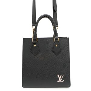 LOUIS VUITTON Sac Plat NoirM20958 Epi Leather Size BB