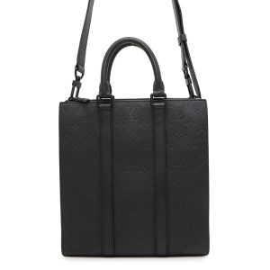 LOUIS VUITTON Sac Plat BlackM59960 Monogramã»Taurillon