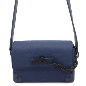 LOUIS VUITTON Steamer Wearable Wallet Blue NuitM11522 Monogramã»Taurillon