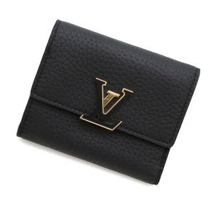 LOUIS VUITTON Portefeuille Capucine NoirM68587 Taurillon