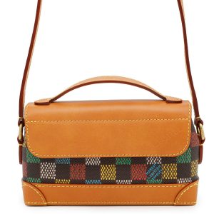 LOUIS VUITTON Steamer EastWest Wearable Wallet Brown/MulticolorN00187 LV Birds Damier Ebene Canvas