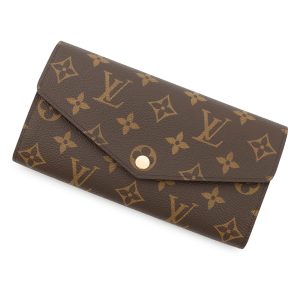 LOUIS VUITTON Portefeuille Sarah CoquelicotM62236 Monogram
