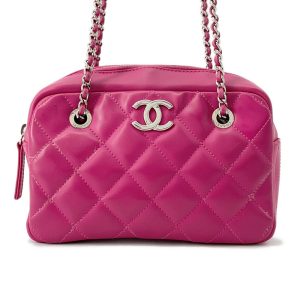 CHANEL Cocorain Chain Shoulder PinkA93156 Rubber