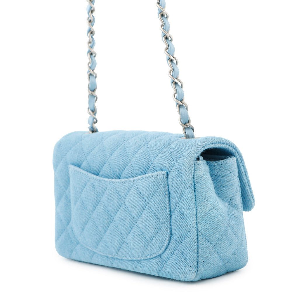 CHANEL Matelasse ChainShoulder Bag BlueA69900 Denim Size Mini - Image 2