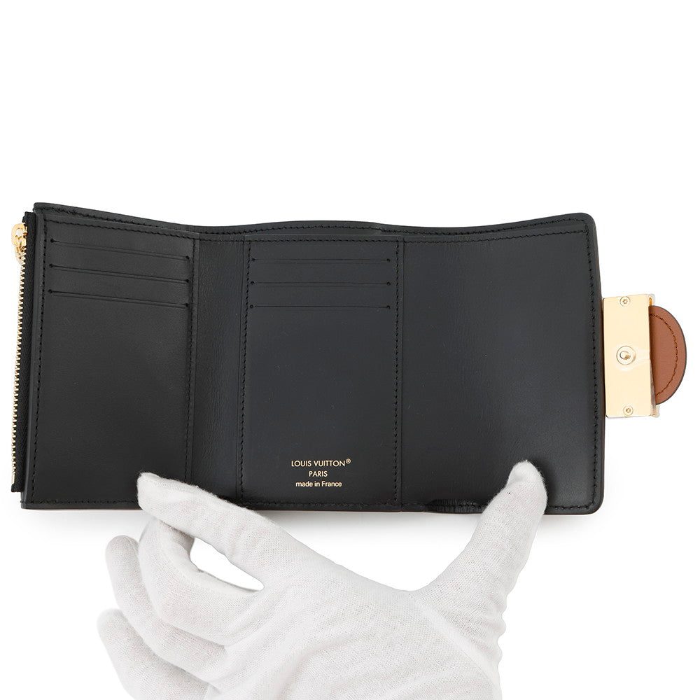 LOUIS VUITTON Portefeuille / Dauphine Compact NoirM68725 Monogram/Monogram Reverse Canvas - Image 4