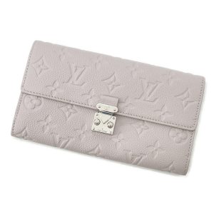 LOUIS VUITTON Portefeuille Sarah Metis Bloom GreyM13463 Monogram Empreinte Leather