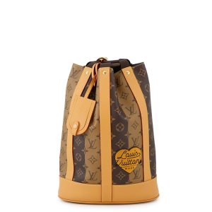LOUIS VUITTON Randonnee Messenger NIGOCollaboration Marron/NoirM45968 Monogram stripe
