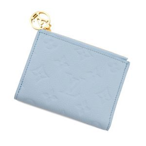 LOUIS VUITTON Portefeuille Lisa Blue OrumpM83587 Monogram Empreinte Leather