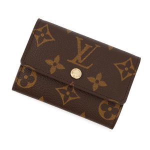 LOUIS VUITTON Porte Monnaieã»Plat BrownM61930 Monogram