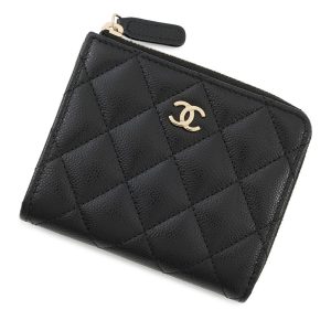 CHANEL CHANEL Timeless Classics L-shaped BlackAP3999 Caviar Leather