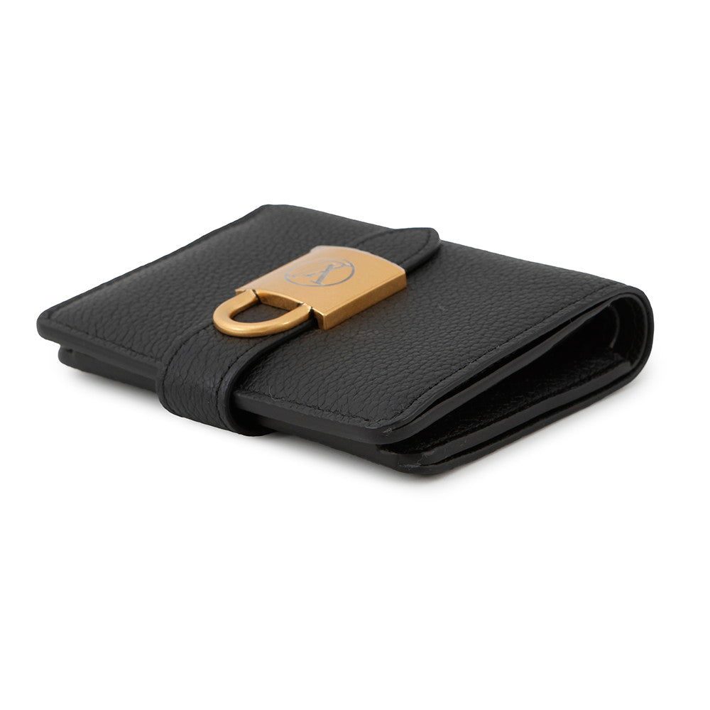 LOUIS VUITTON Portefeuille, low key, compact NoirM12408 Calf Leather - Image 2