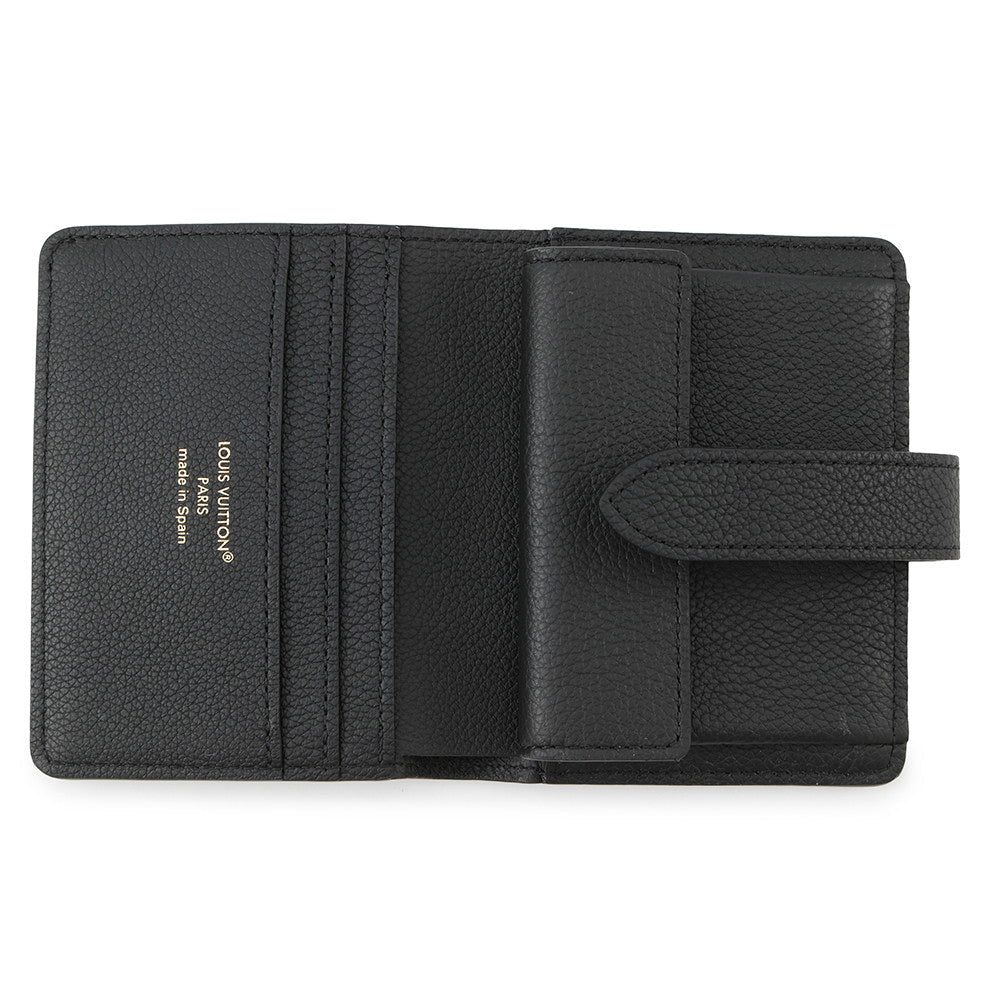 LOUIS VUITTON Portefeuille, low key, compact NoirM12408 Calf Leather - Image 4