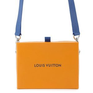 LOUIS VUITTON Shopperã»Clutch SaffronM13984 CowhideLeather