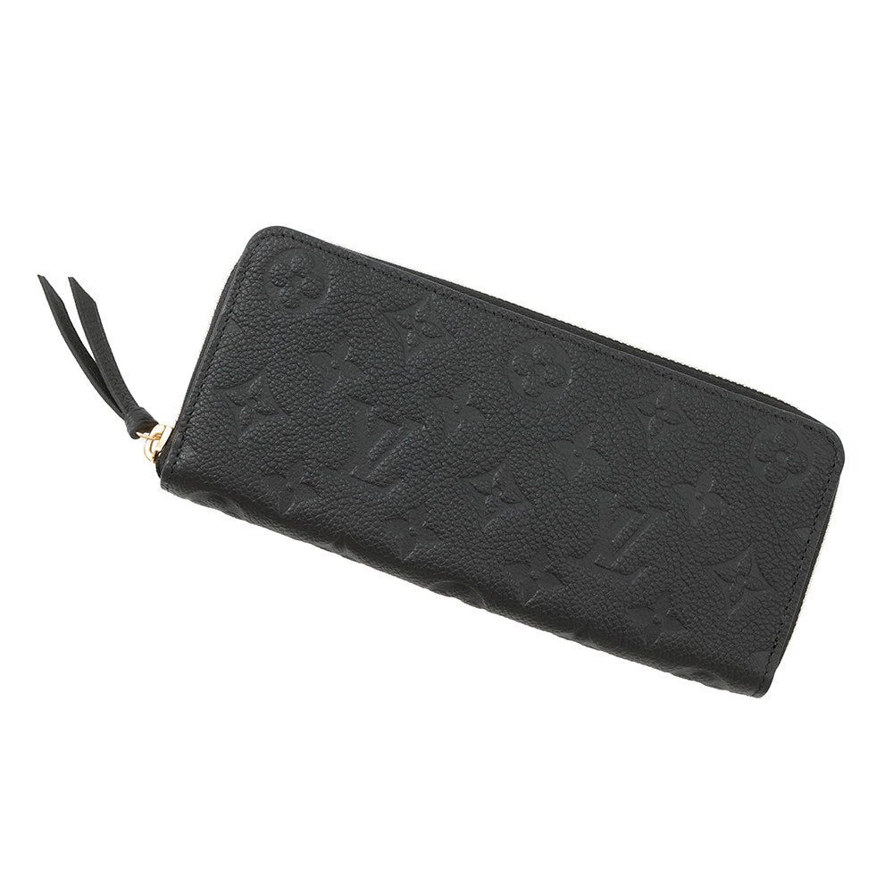 LOUIS VUITTON Portefeuille Clemence NoirM60171 Monogram Empreinte Leather