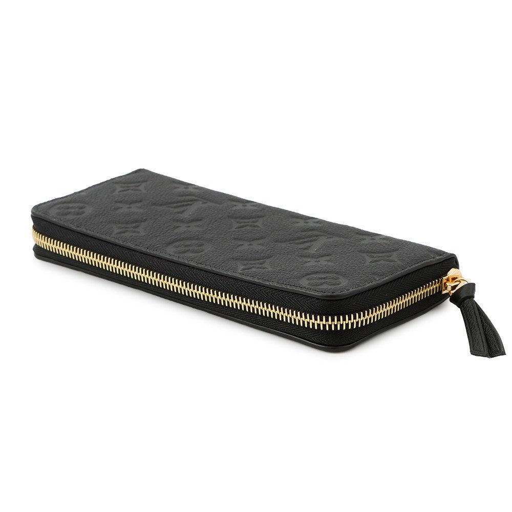 LOUIS VUITTON Portefeuille Clemence NoirM60171 Monogram Empreinte Leather - Image 2