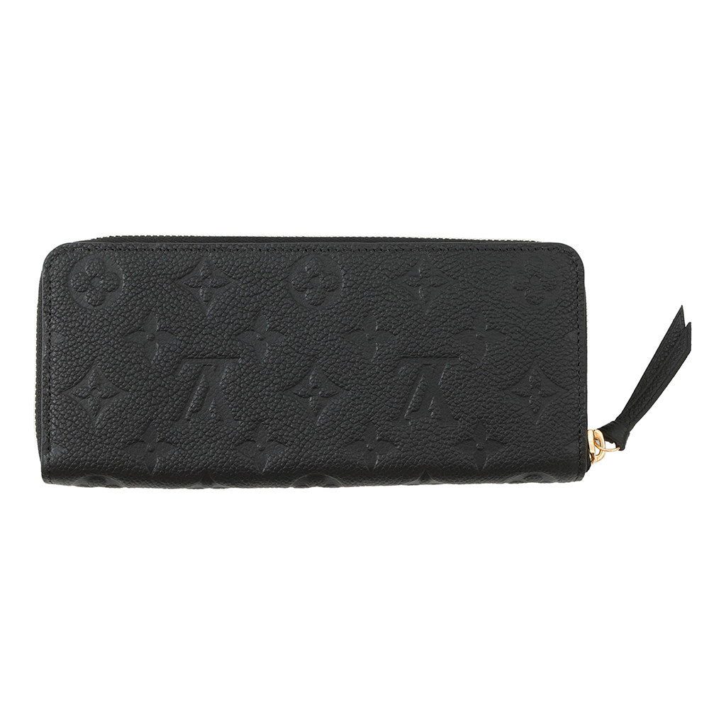 LOUIS VUITTON Portefeuille Clemence NoirM60171 Monogram Empreinte Leather - Image 3