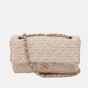 Chanel Flap Bag Medium Pink Tweed 2009-2010