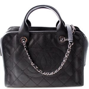 Chanel Deauville Bowling Caviar Bag