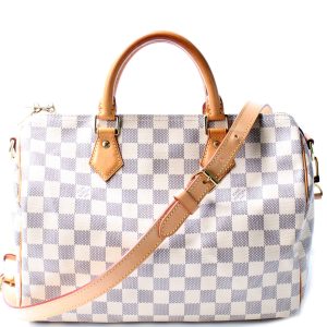 Louis Vuitton Speedy 30 Bandouliere Damier Azur