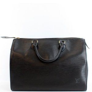 Louis Vuitton Speedy 30 Epi Black