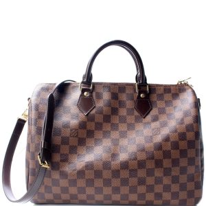 Louis Vuitton Speedy 35 Bandouliere Damier Ebene