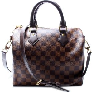 Louis Vuitton Speedy 25 Bandouliere Damier Ebene