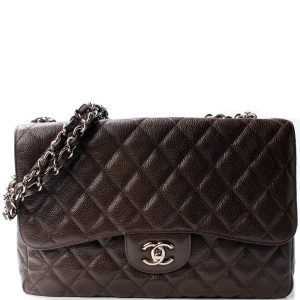 Chanel Classic Flap Jumbo Caviar 12 Mil Bag