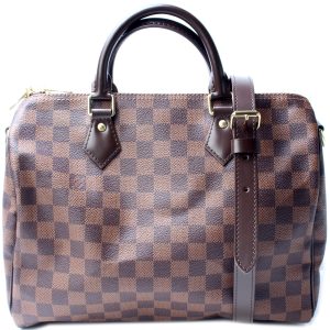 Louis Vuitton Speedy 30 Bandouliere Damier Ebene