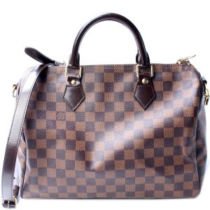 Louis Vuitton Speedy 30 Bandouliere Damier Ebene