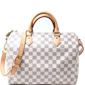 Louis Vuitton Speedy 30 Bandouliere Damier Azur