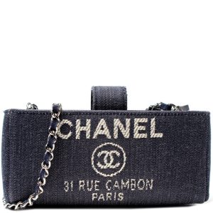 Chanel O-Phone Holder Denim Bag