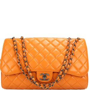 Chanel Drawstring Shopping Lambskin Bag