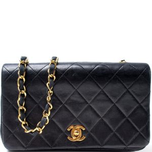 Chanel CC Quilted Lambskin Vintage Mini Flap Bag