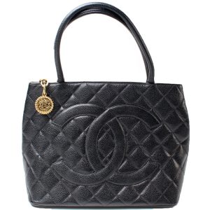 Chanel Medallion Tote Caviar Bag