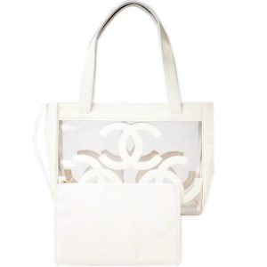 Chanel Beach PVC Triple CC Bag