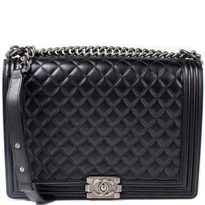 Chanel Boy Flap Large Lambskin 18M Bag