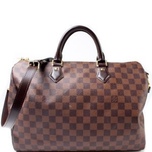 Louis Vuitton Speedy 35 Bandouliere Damier Ebene